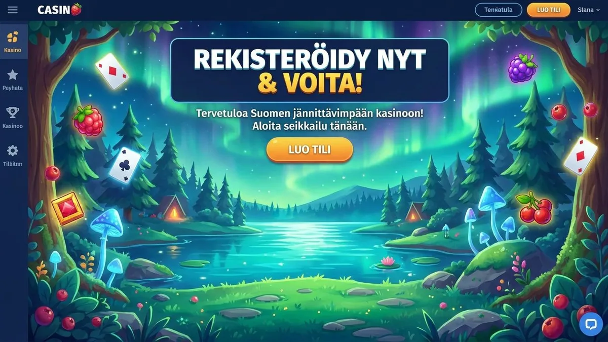 Rekisteröidy bonuksen kanssa